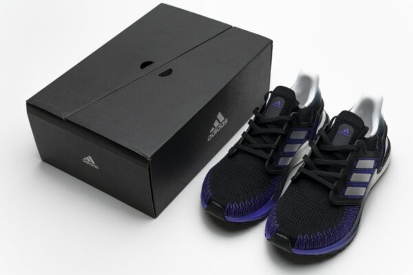 FV0033 adidas Ultra BOOST 20 CONSORTIUM Core Black Silver Real Boost - Image 2