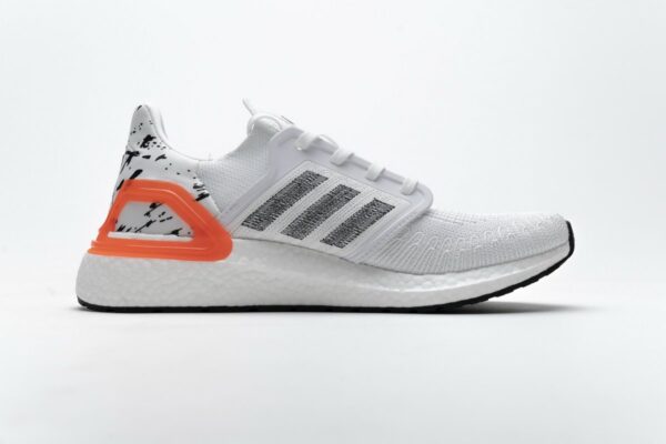EG0699 adidas Ultra BOOST 20 Splatter White Black - Image 14