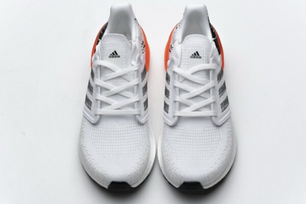 EG0699 adidas Ultra BOOST 20 Splatter White Black - Image 5