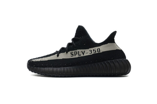 BY1604 Adidas Yeezy Boost 350 V2 Core Black-White Real Boost